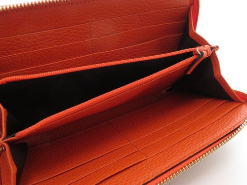 gucci beige / orange wallet accessories included