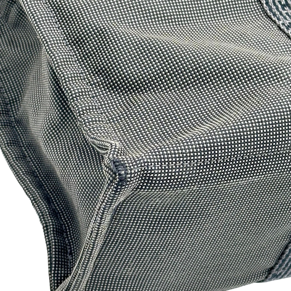 hermes grey tote bag interior details
