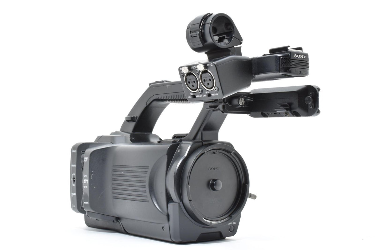 sony pmw-300 camera rear view