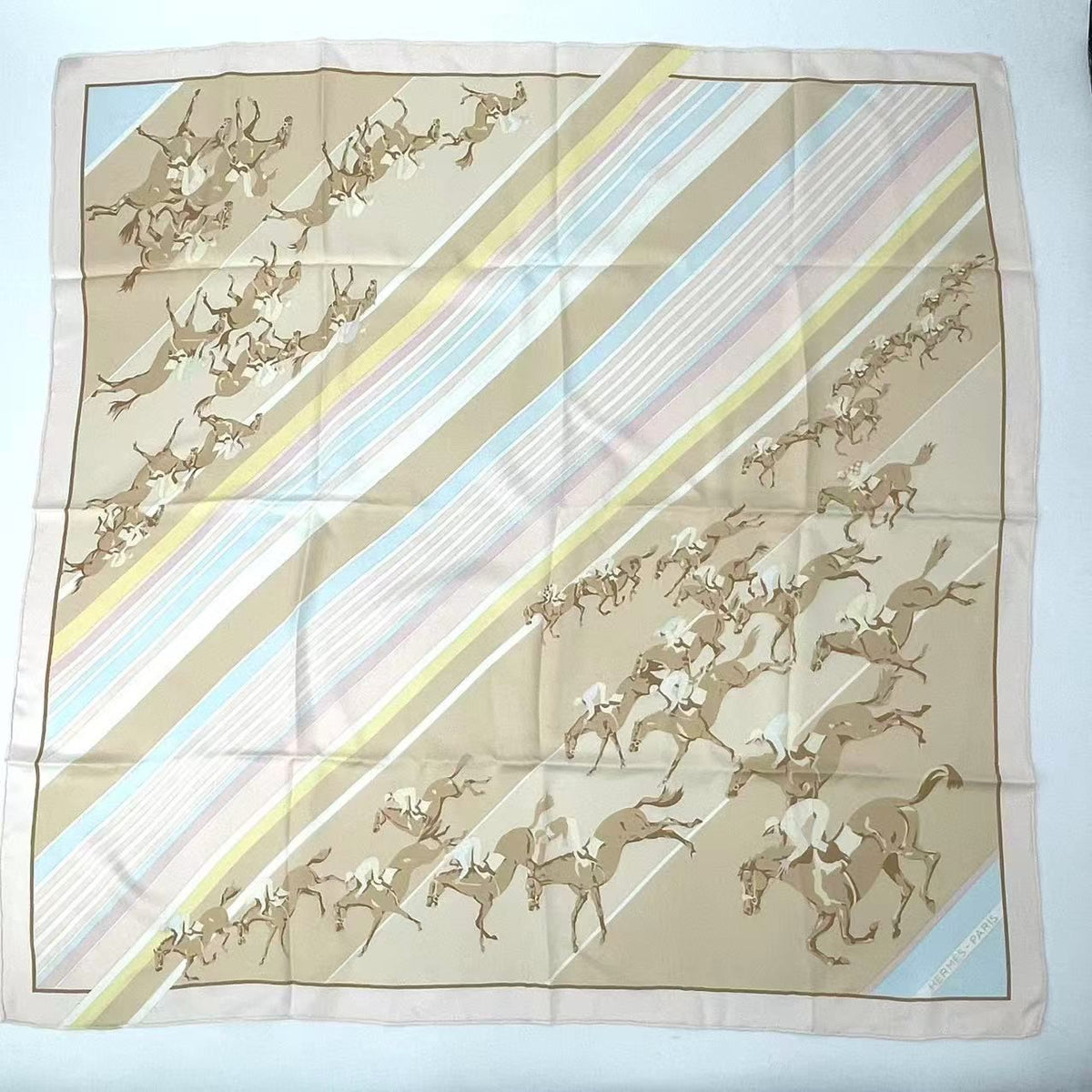 Hermes Scarf – Beige