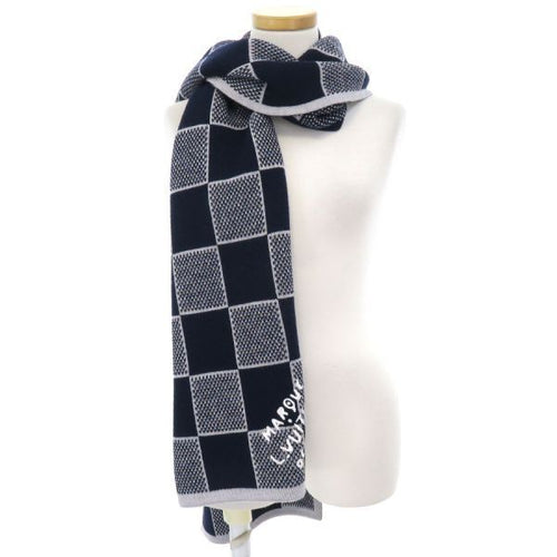 louis vuitton m90776 navy scarf markings and labels