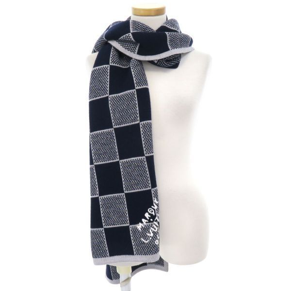 louis vuitton m90776 navy scarf markings and labels