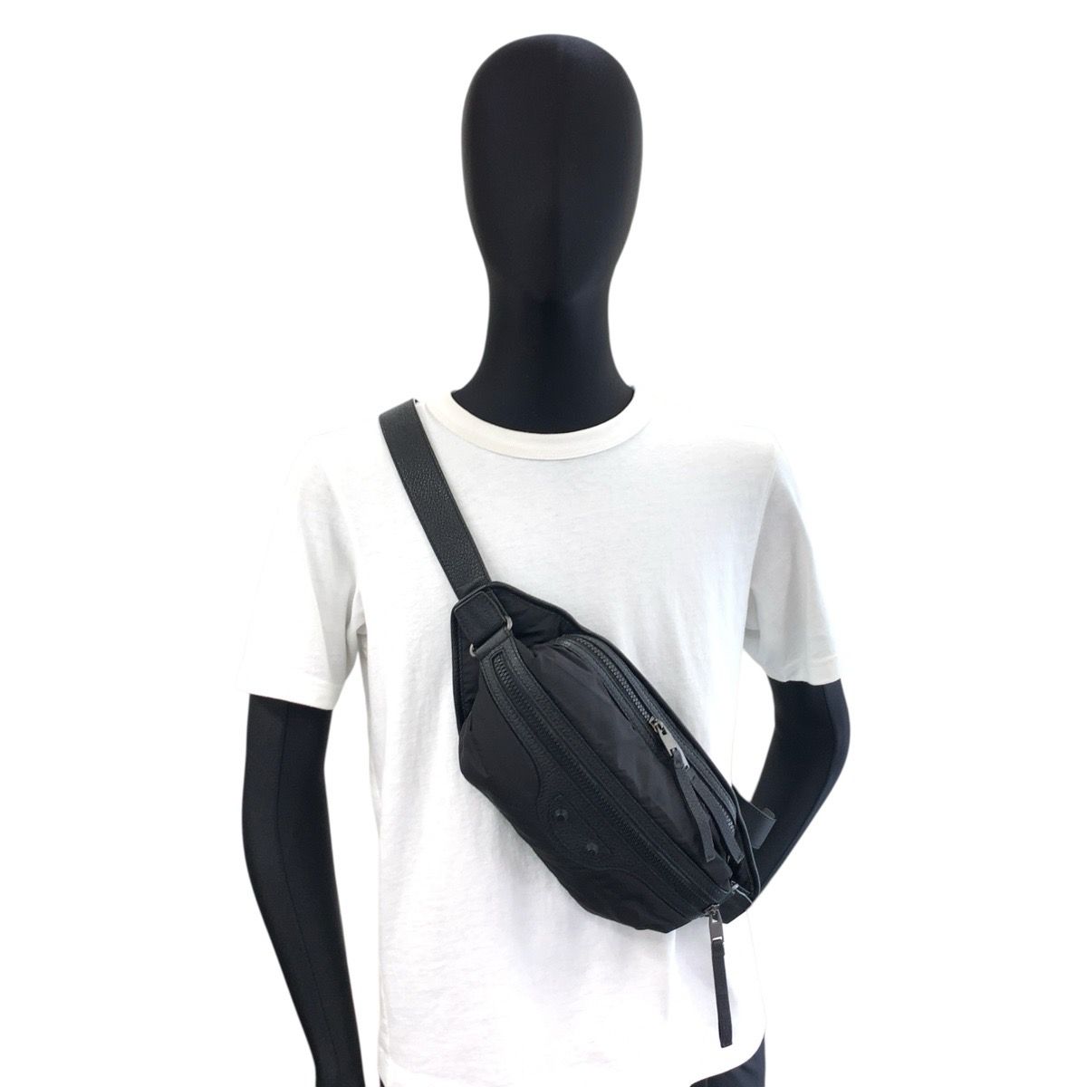 balenciaga black shoulder bag interior details
