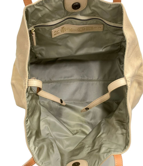 felisi beige tote bag accessories included