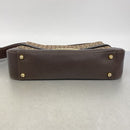 celine beige shoulder bag rear view