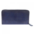 berluti navy wallet front view