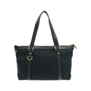 gucci black tote bag front view