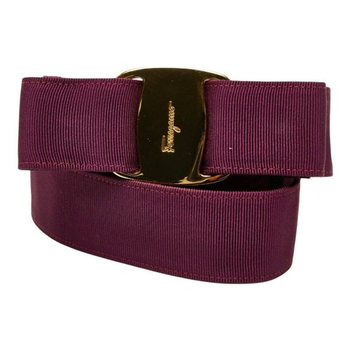 salvatore ferragamo belt rear view