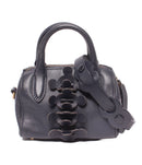 anya hindmarch navy shoulder bag