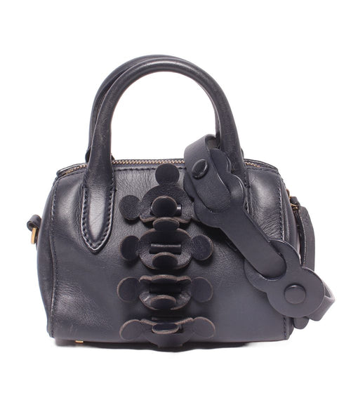 anya hindmarch navy shoulder bag