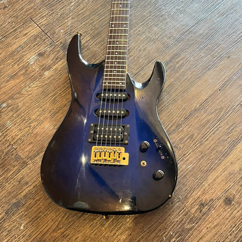 aria electric guitar side view
