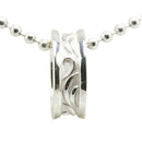 the kiss necklace front view