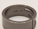 gucci gr/sv/7.9g black ring rear view
