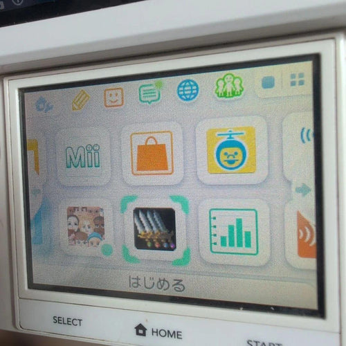 nintendo ctr-001 handheld console markings and labels