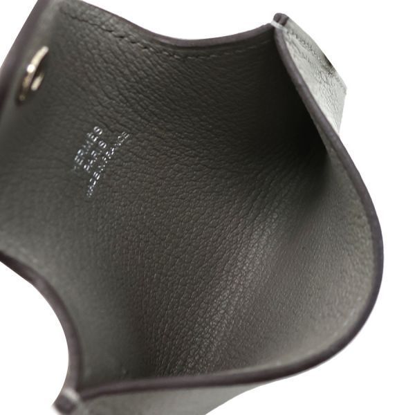 hermes card holder rear view