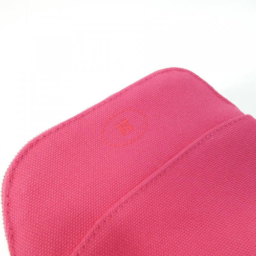 hermes silver pouch / clutch side view