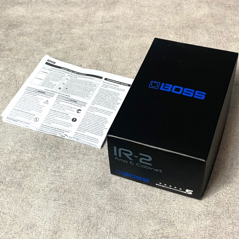 boss ir-2 grey amplifier functional details