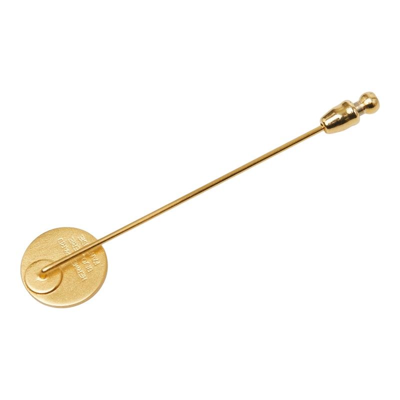hermes brooch front view