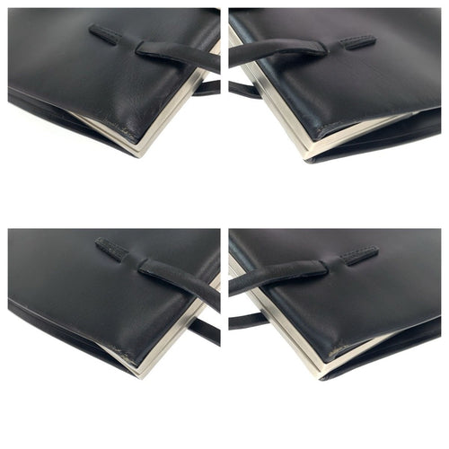 loewe black tote bag side view