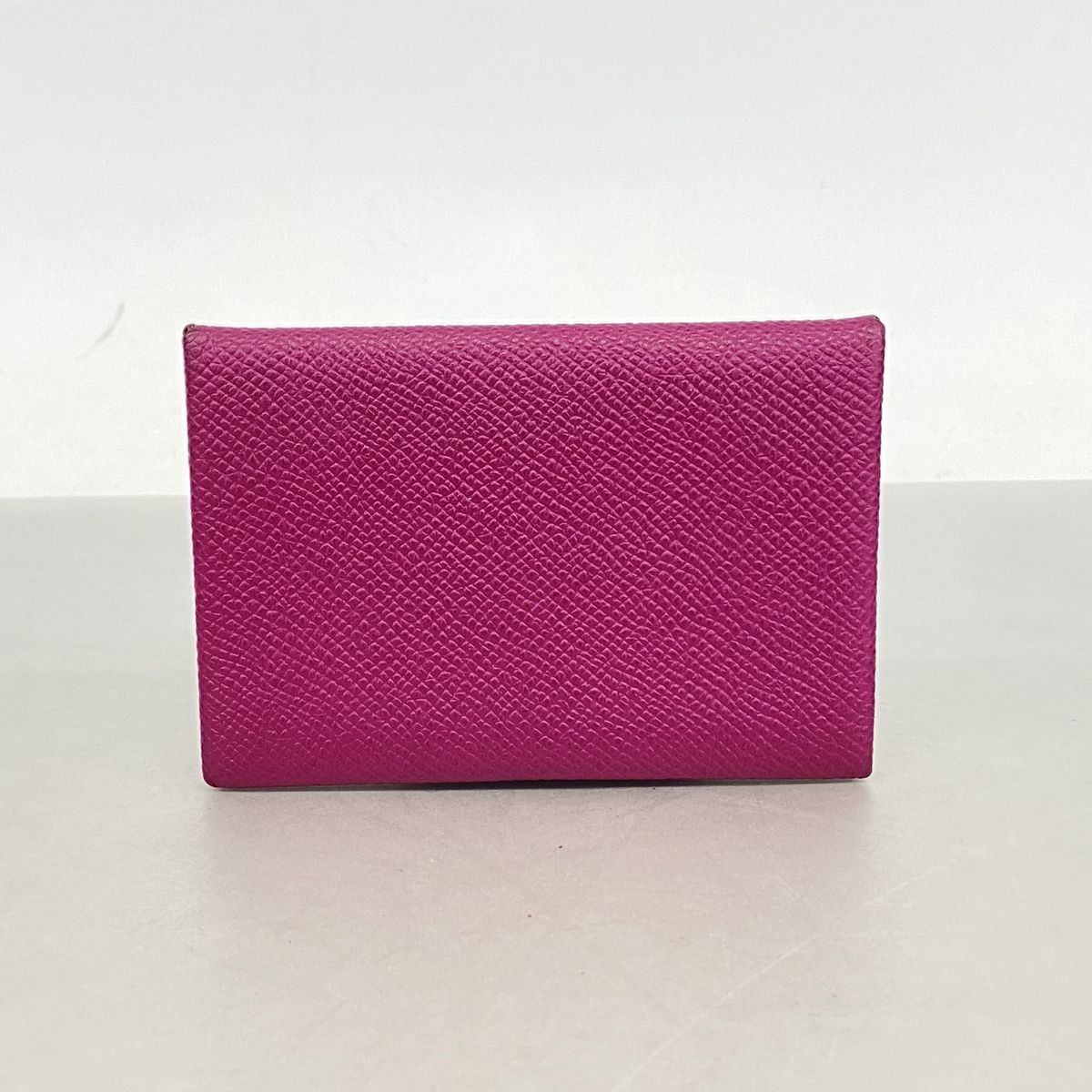 hermes card holder interior details