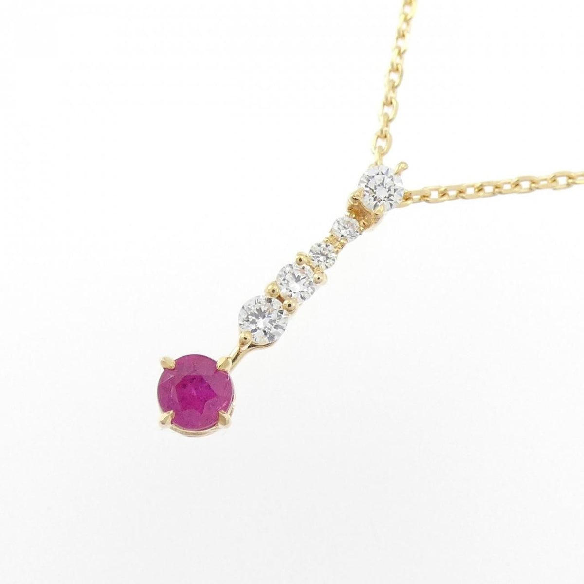 star jewelry necklace rear view