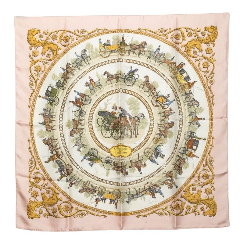 Hermes Scarf – Pink