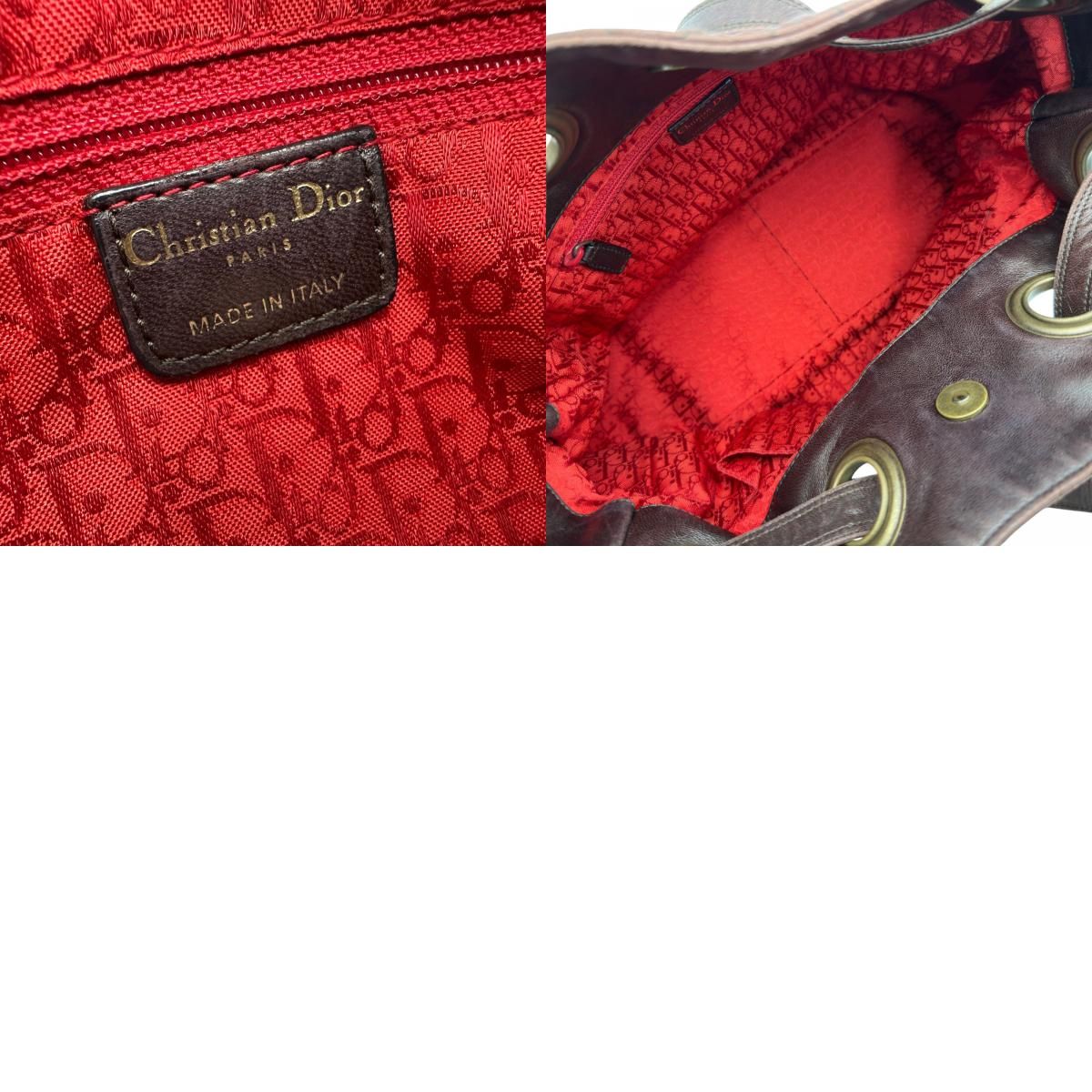 christian dior tote bag markings and labels