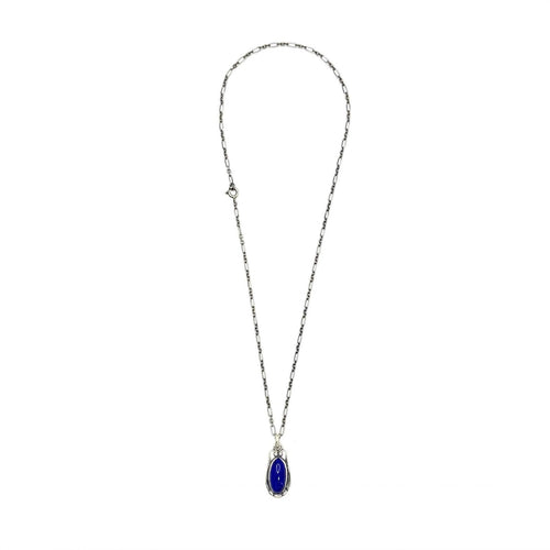 georg jensen 2009nc/sv/lp/10.0g necklace rear view
