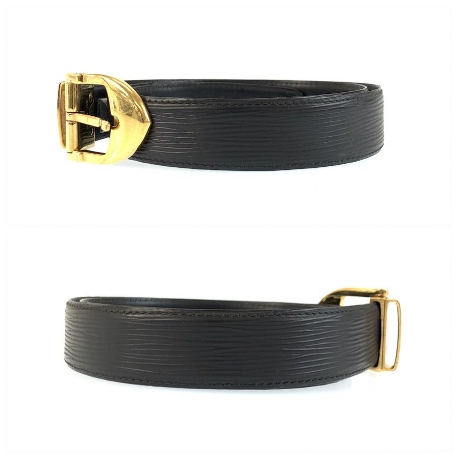 louis vuitton m68332 black belt rear view