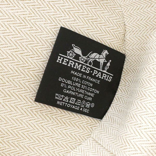 hermes pouch / clutch markings and labels
