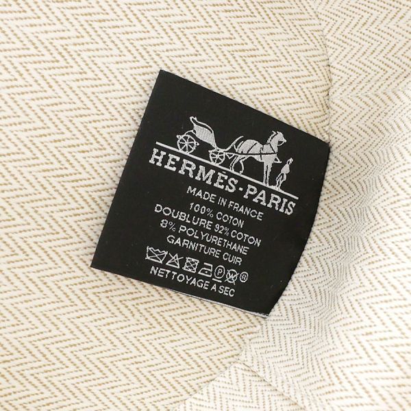 hermes pouch / clutch markings and labels