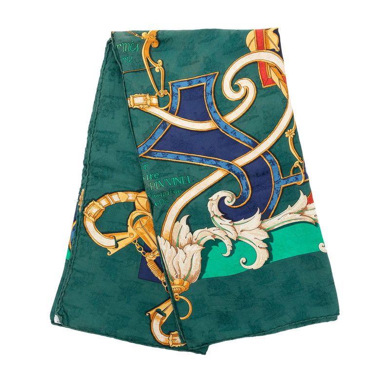 hermes scarf interior details