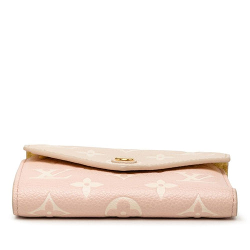 louis vuitton m81289 beige wallet rear view