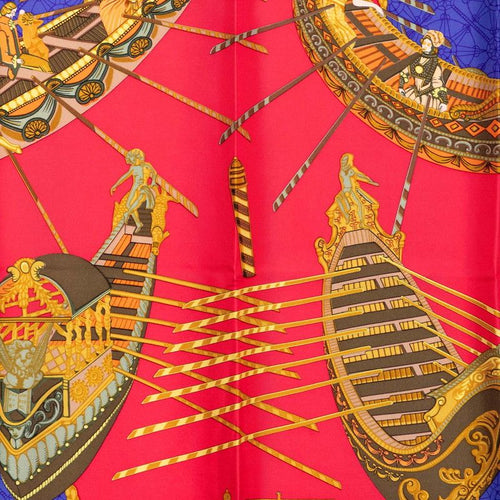 hermes scarf front view