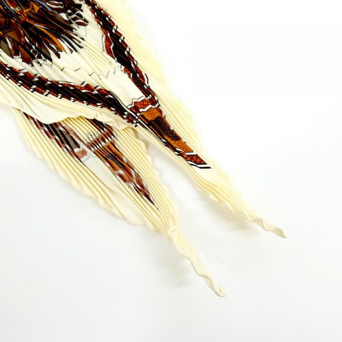 hermes scarf front view