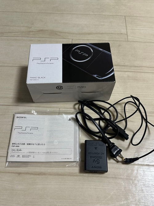 sony psp-3000 handheld console markings and labels