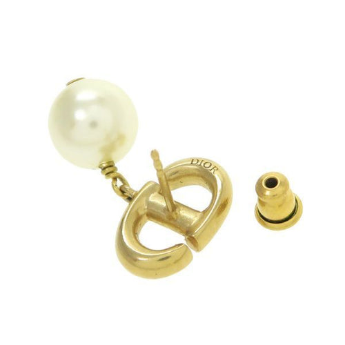 christian dior e1850cdnrs navy earrings condition details