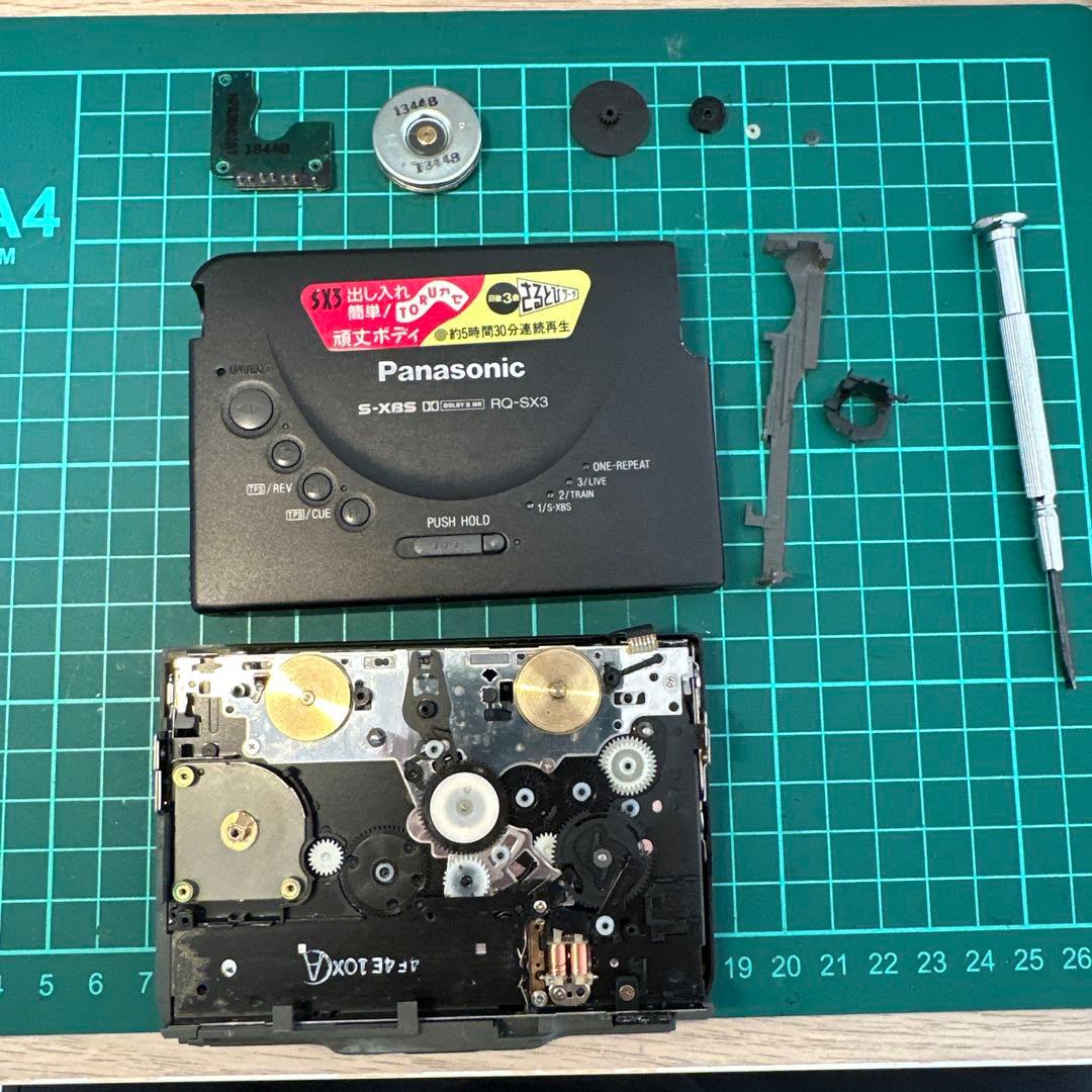 panasonic rq-sx3 cassette player functional details