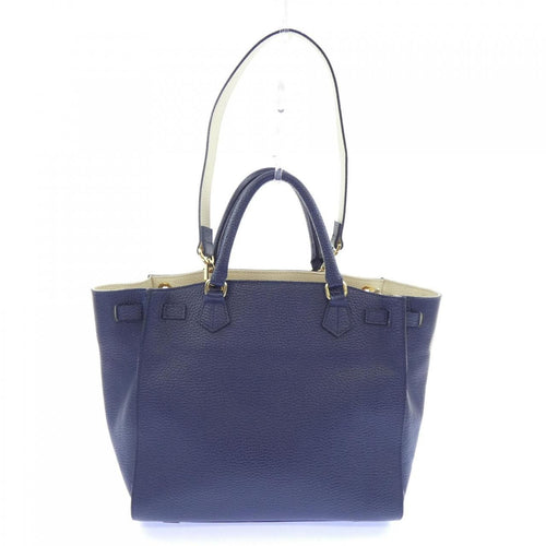 a.d.m.j. navy handbag rear view