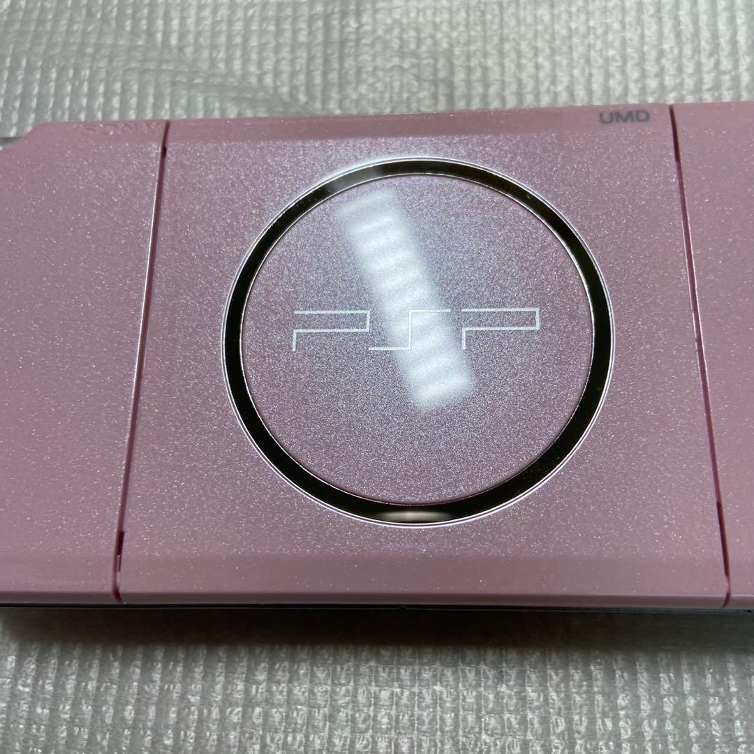 sony psp-3000 pink handheld console markings and labels