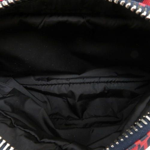 moncler f209a5m70200 navy shoulder bag interior details
