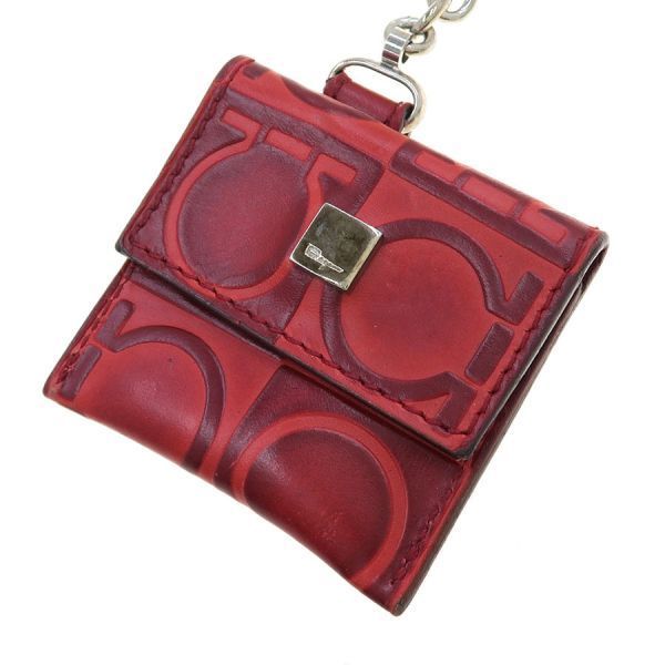 ferragamo keychain front view