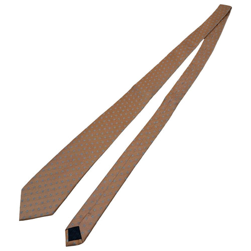 hermes orange necktie front view