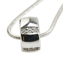 swarovski necklace front view