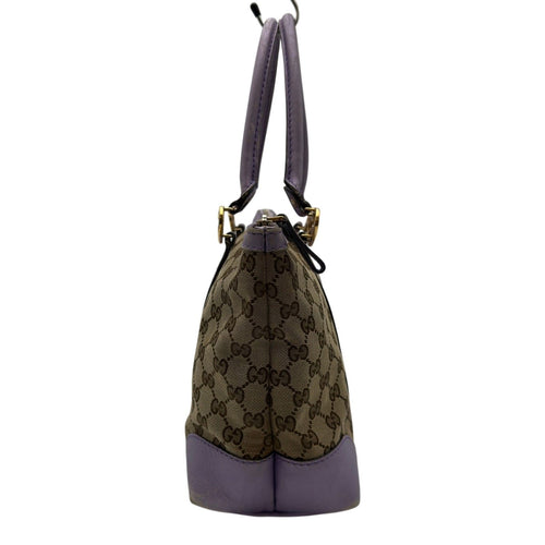gucci beige tote bag side view