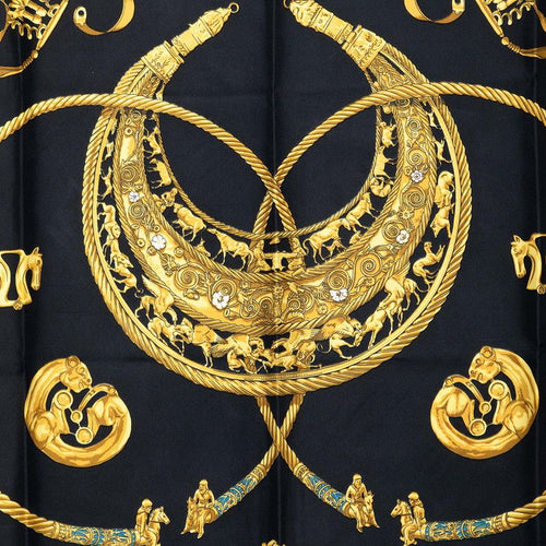 hermes scarf rear view