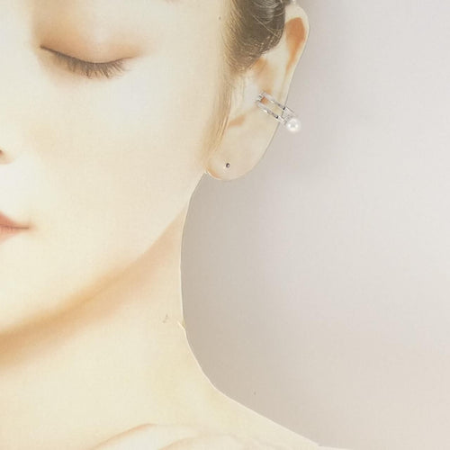 mikimoto earrings side view