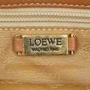 loewe beige tote bag interior details