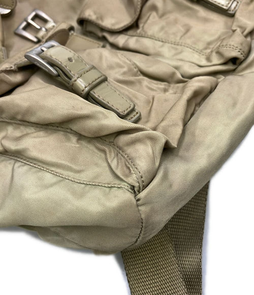 prada backpack interior details
