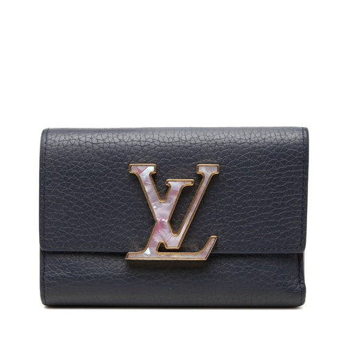 louis vuitton m81674 navy wallet